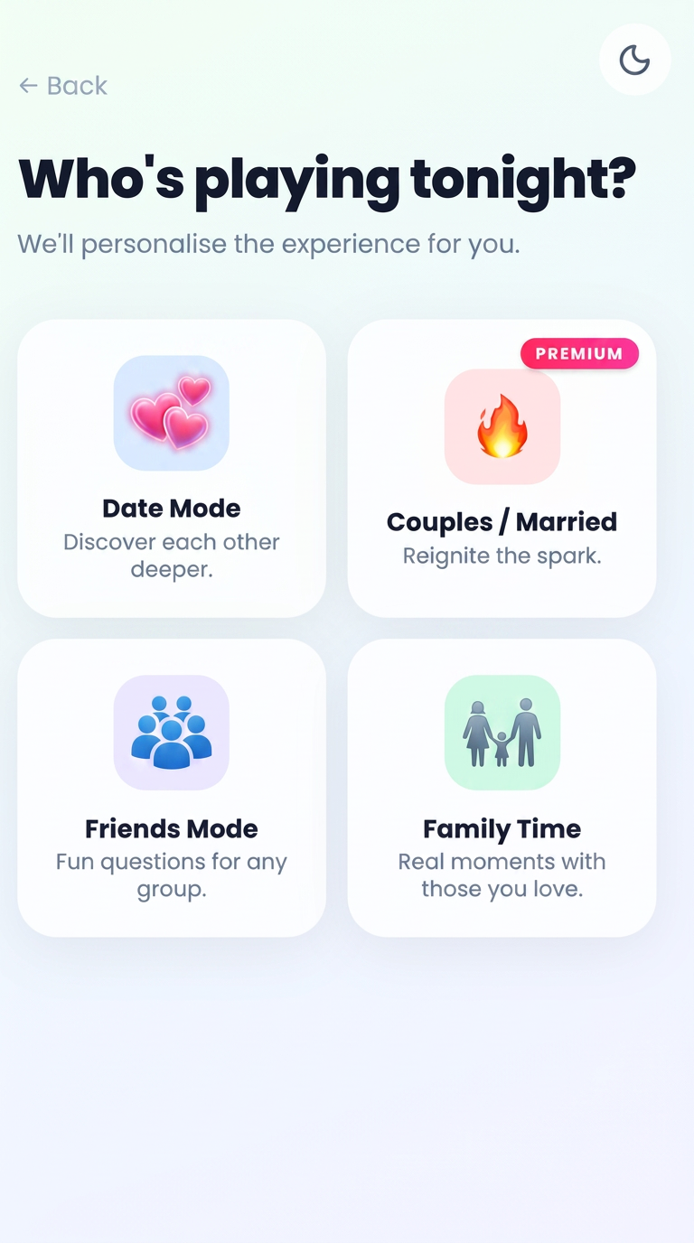 Wannas mode selection
